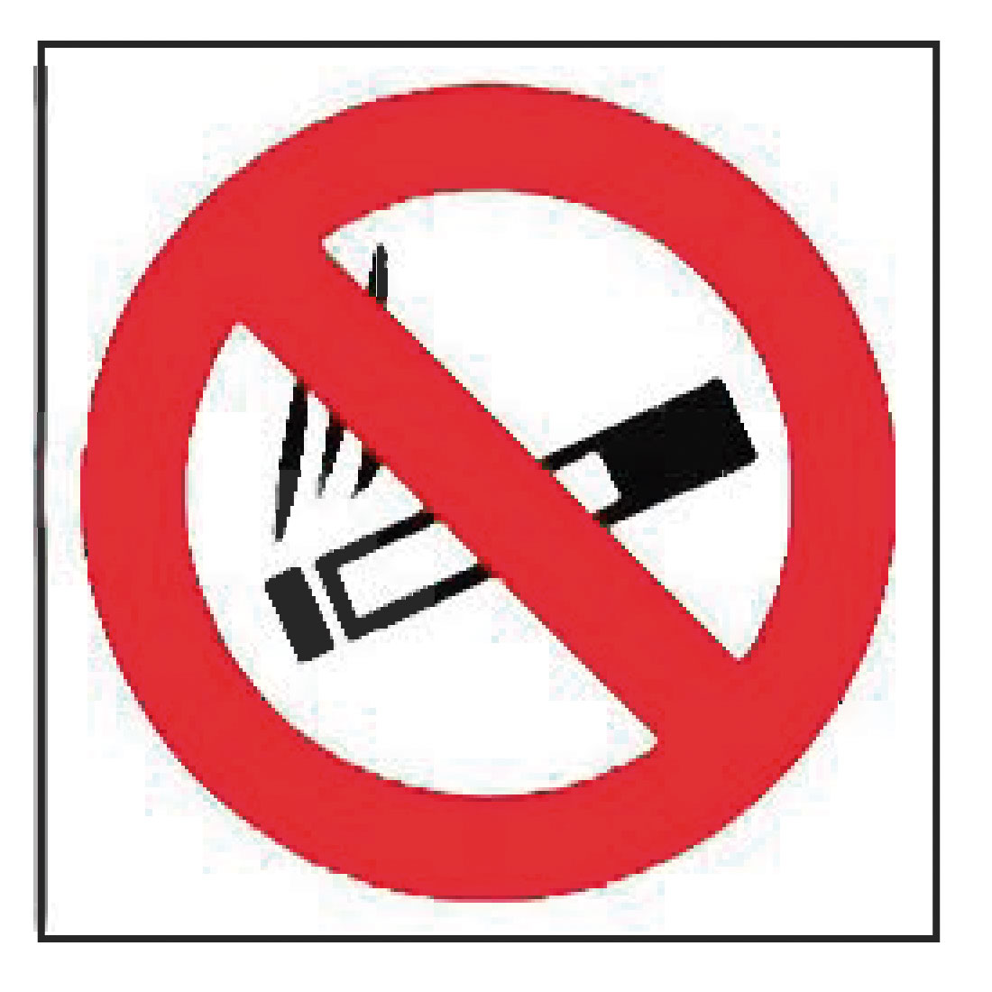 Señal prohibido fumar - SEÑALES DE PROHIBICIÓN